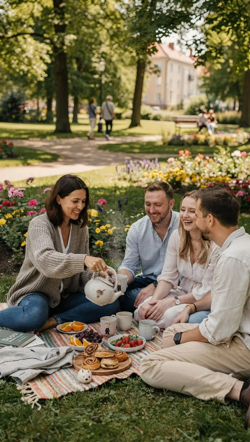 Atviras dienoraštis su užrašais apie arbatos rūšis ir atsipalaidavimo technikas, šalia žvakės ir arbatos puodelio.